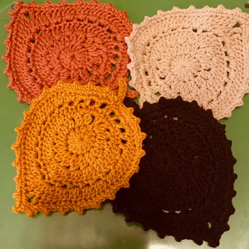 Autumn Leaves Coaster Set